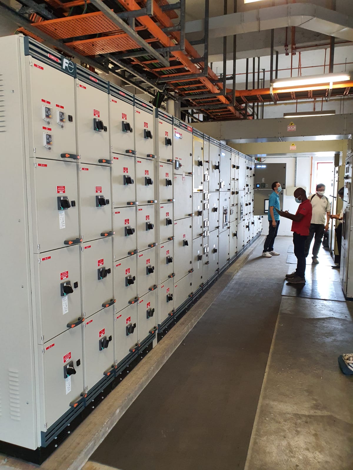 Our Team at Work - MCC Installation